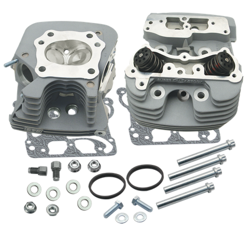 S&S Cycle 08-16 Touring Super Stock 89cc Cylinder Head Kit - Silver S&S Cycle 08-16 Touring Super Stock 89cc Cylinder Head Kit - Silver