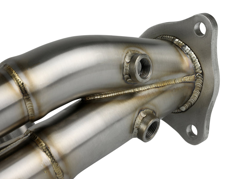 aFe Twisted 304SS Header 2020 Chevy Corvette (C8) 6.2L V8 - Brushed aFe Twisted 304SS Header 2020 Chevy Corvette (C8) 6.2L V8 - Brushed