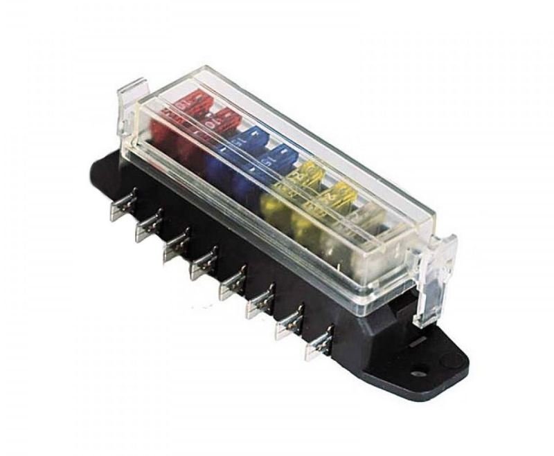 Hella 8-Way Lateral Single Fuse Box Hella 8-Way Lateral Single Fuse Box