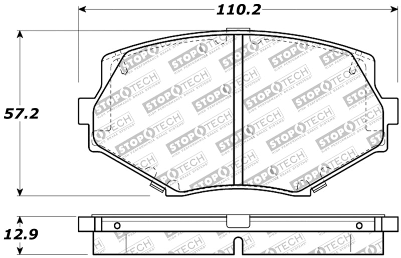 StopTech Performance 94-97/99-05 Miata w/Normal Suspension Front Brake Pads D635 StopTech Performance 94-97/99-05 Miata w/Normal Suspension Front Brake Pads D635