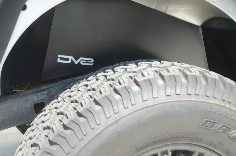 DV8 Offroad 07-18 Jeep Wrangler JK Rear Aluminum Inner Fender - Black DV8 Offroad 07-18 Jeep Wrangler JK Rear Aluminum Inner Fender - Black