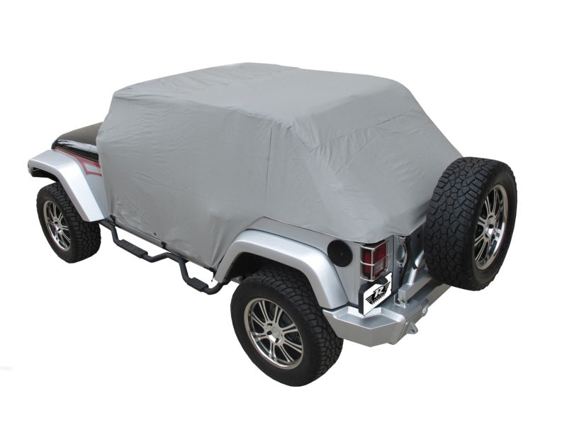 Rampage 2007-2018 Jeep Wrangler(JK) Unlimited Cab Cover With Door Flaps - Grey Rampage 2007-2018 Jeep Wrangler(JK) Unlimited Cab Cover With Door Flaps - Grey
