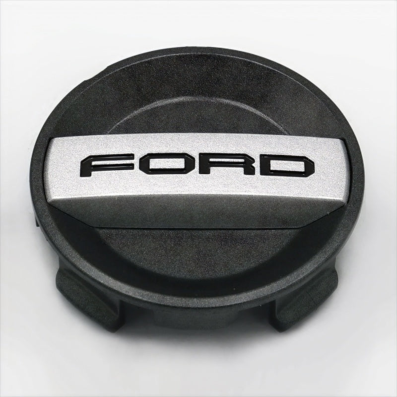 Ford Racing Ford Truck/SUV Black And Chrome Wheel Center Cap Kit Ford Racing Ford Truck/SUV Black And Chrome Wheel Center Cap Kit