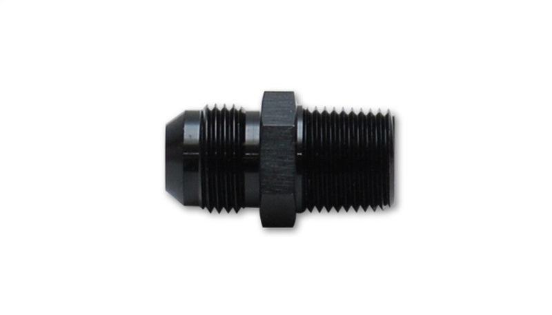 Vibrant -8AN to 1/2in NPT Straight Adapter Fitting - Aluminum Vibrant -8AN to 1/2in NPT Straight Adapter Fitting - Aluminum