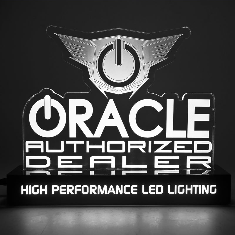 Oracle LED Authorized Dealer Display - Clear SEE WARRANTY Oracle LED Authorized Dealer Display - Clear SEE WARRANTY