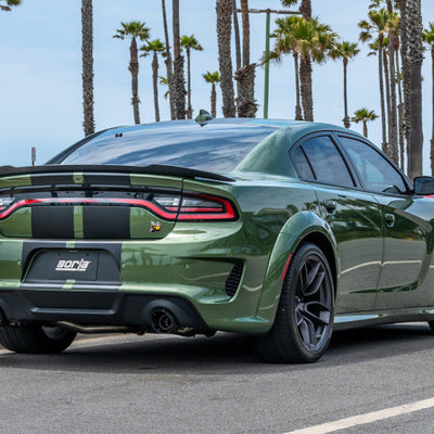 Borla 15-24 Dodge Charger V8 / 2023 Chrysler 300C T-304 SS Tips 5in Outlet - Carbon / Black Anodized