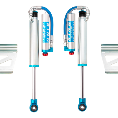 King Shocks 03-09 Toyota Land Cruiser 120 Rear 2.5 Dia Remote Res Shock w/Adjuster (Pair)