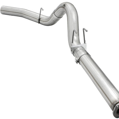 aFe Atlas Exhausts 5in DPF-Back Aluminized Steel Exhaust System 2015 Ford Diesel V8 6.7L (td) No Tip