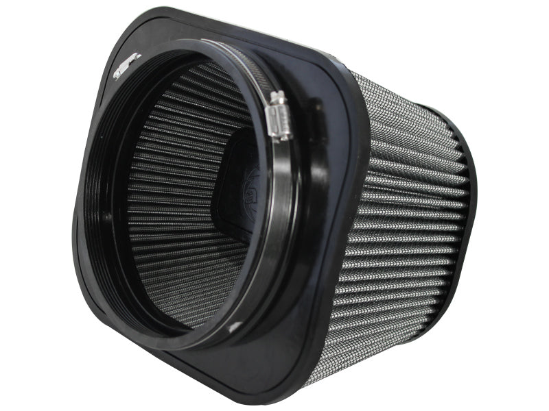 aFe MagnumFLOW Pro DRY S Universal Air Filter 7.13in F x (8.70x 10.60)in B x (6.50x8.60)in T x 5in H aFe MagnumFLOW Pro DRY S Universal Air Filter 7.13in F x (8.70x 10.60)in B x (6.50x8.60)in T x 5in H
