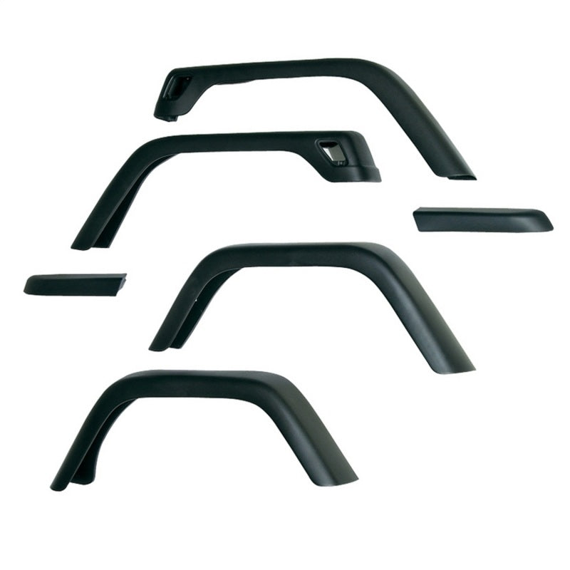 Omix 7-Inch Fender Flare Kit- 97-06 Jeep Wrangler Omix 7-Inch Fender Flare Kit- 97-06 Jeep Wrangler