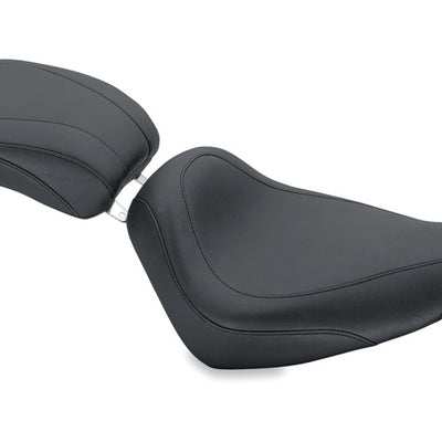 Mustang 84-06 Harley Standard Rear Tire Wide Tripper Solo Seat - Black