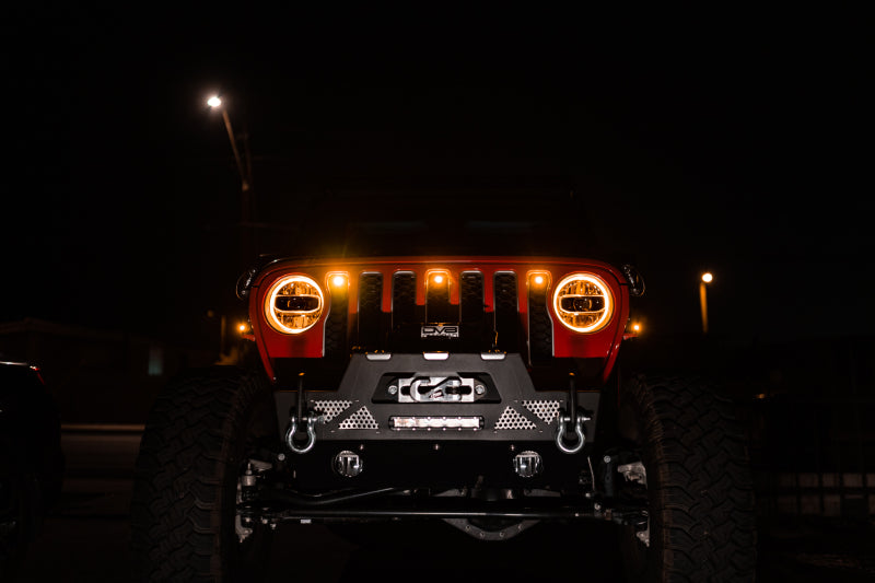 DV8 Offroad 2018+ Jeep JL Grill Amber Marker Lights DV8 Offroad 2018+ Jeep JL Grill Amber Marker Lights