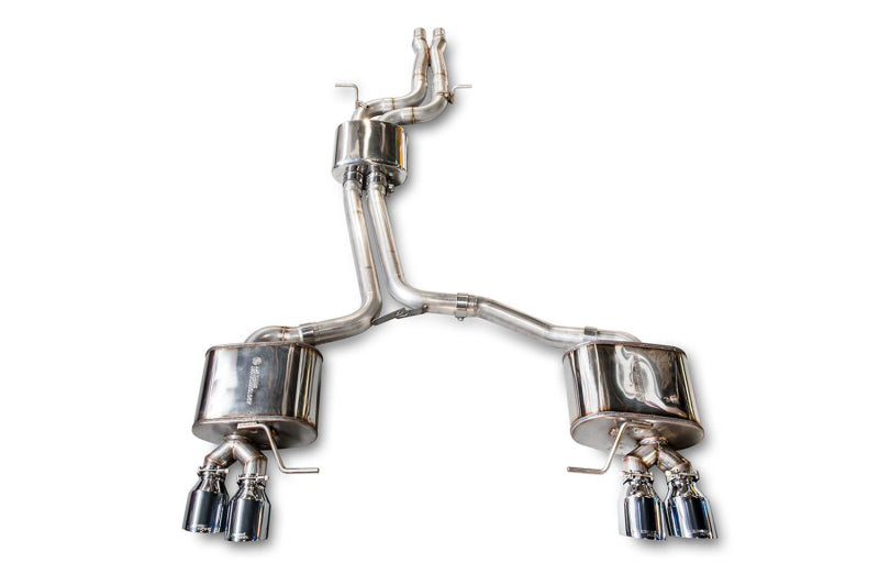 AWE Tuning Audi 8R SQ5 Touring Edition Exhaust - Quad Outlet Chrome Silver Tips AWE Tuning Audi 8R SQ5 Touring Edition Exhaust - Quad Outlet Chrome Silver Tips