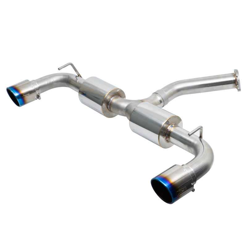 Injen 19-22 Hyundai Veloster N L4 2.0L Turbo Performance SS Axle Back Exhaust System - Burnt Ti Tips Injen 19-22 Hyundai Veloster N L4 2.0L Turbo Performance SS Axle Back Exhaust System - Burnt Ti Tips