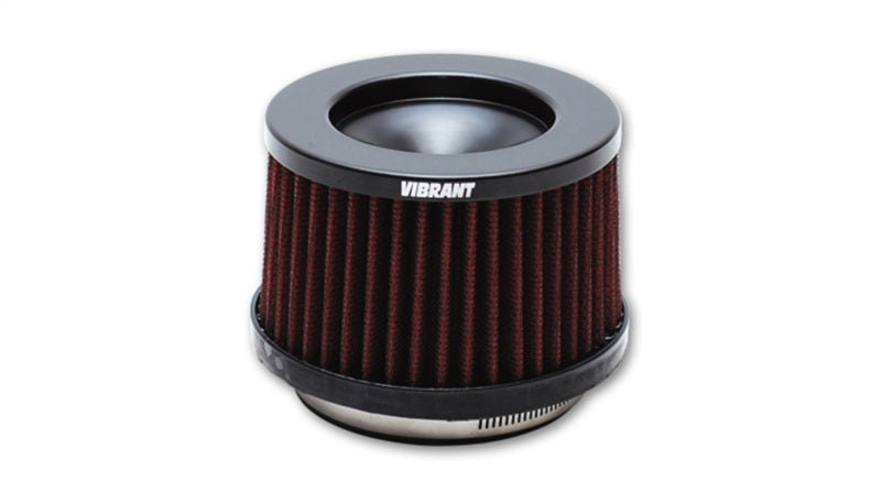 Vibrant The Classic Perf Air Filter 4.75in O.D. Cone x 3-5/8in Tall x 5in inlet I.D. Turbo Outlets Vibrant The Classic Perf Air Filter 4.75in O.D. Cone x 3-5/8in Tall x 5in inlet I.D. Turbo Outlets