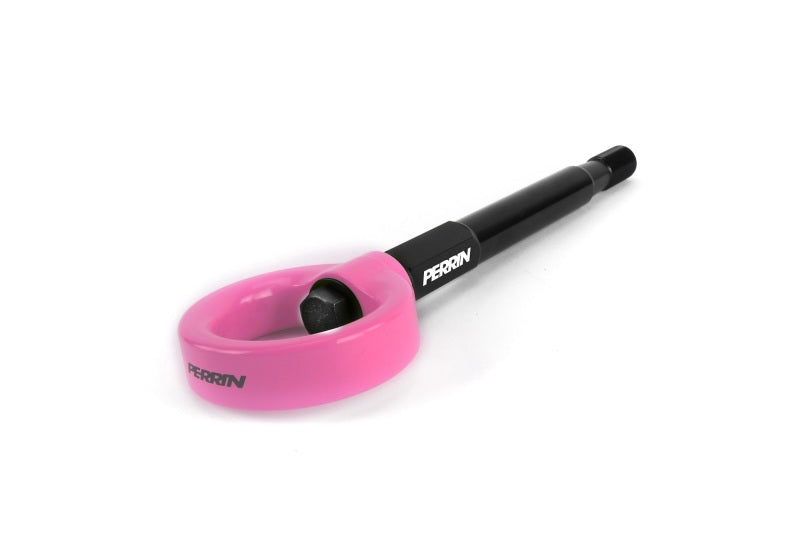 Perrin 2022 Subaru WRX / 18-21 Crosstrek / 14-21 Forester Tow Hook Kit (Front) - Hyper Pink Perrin 2022 Subaru WRX / 18-21 Crosstrek / 14-21 Forester Tow Hook Kit (Front) - Hyper Pink