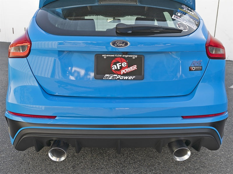 aFe Takeda 3in 304 SS Cat-Back Exhaust w/ Polished Tip 16-18 Ford Focus RS 2.3L (t) aFe Takeda 3in 304 SS Cat-Back Exhaust w/ Polished Tip 16-18 Ford Focus RS 2.3L (t)