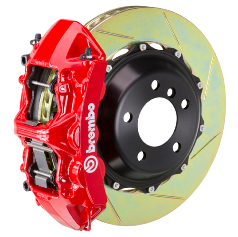 Brembo 05-14 Mustang GT Excl non-ABS Equipped Fr GT BBK 6Pist Cast 380x32 2pc Rtr Slot Type1-Red Brembo 05-14 Mustang GT Excl non-ABS Equipped Fr GT BBK 6Pist Cast 380x32 2pc Rtr Slot Type1-Red