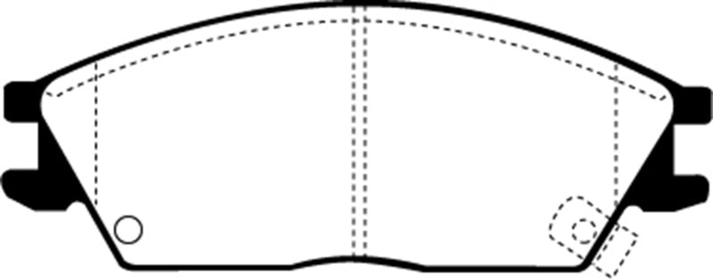 EBC 95-99 Hyundai Accent Ultimax2 Front Brake Pads EBC 95-99 Hyundai Accent Ultimax2 Front Brake Pads