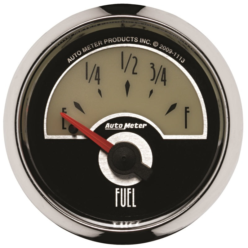 AutoMeter Gauge Fuel Level 2-1/16in. 0 Ohm(e) to 90 Ohm(f) Elec Cruiser AutoMeter Gauge Fuel Level 2-1/16in. 0 Ohm(e) to 90 Ohm(f) Elec Cruiser