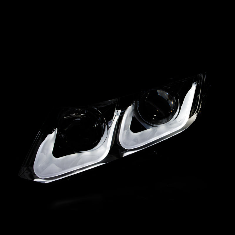 ANZO 2012-2015 Honda Civic Projector Headlights w/ U-Bar Black ANZO 2012-2015 Honda Civic Projector Headlights w/ U-Bar Black