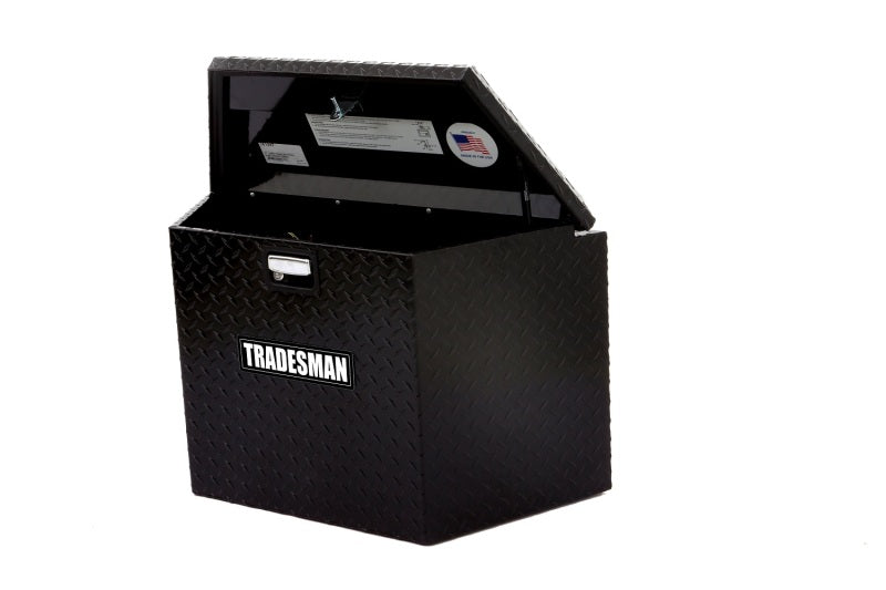 Tradesman Aluminum Trailer Tongue Storage Box (21in.) - Black Tradesman Aluminum Trailer Tongue Storage Box (21in.) - Black