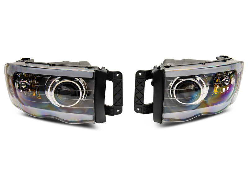 Raxiom 02-05 Dodge RAM 1500 LED Projector Headlights w/ SEQL LED Bar- Blk Housing (Clear Lens) Raxiom 02-05 Dodge RAM 1500 LED Projector Headlights w/ SEQL LED Bar- Blk Housing (Clear Lens)