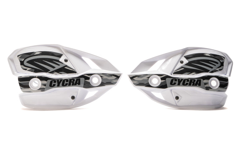 Cycra Probend Special Ed. CRM Ultra Hand Shields w/Covers - White Cycra Probend Special Ed. CRM Ultra Hand Shields w/Covers - White