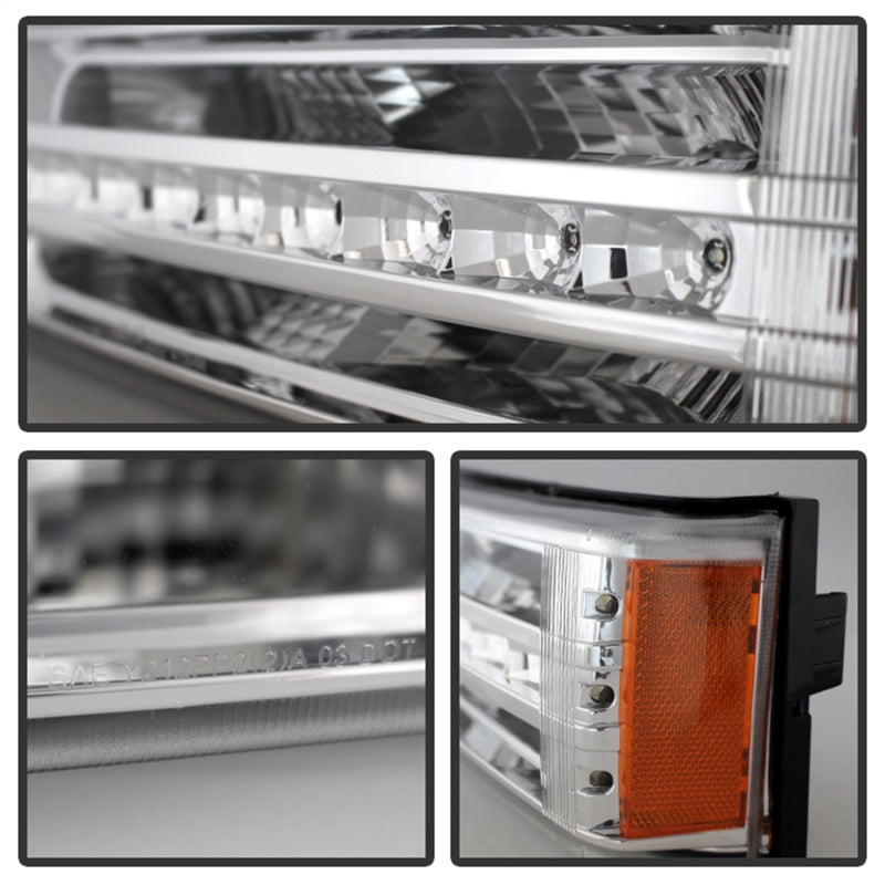 xTune Chevy Silverado 03-06 / Avalanche 02-06 LED Bumper Lights Chrome CBL-JH-CS03-LED-C xTune Chevy Silverado 03-06 / Avalanche 02-06 LED Bumper Lights Chrome CBL-JH-CS03-LED-C