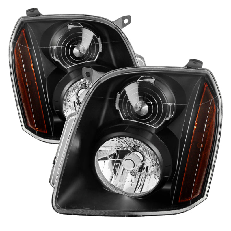 xTune GMC Yukon/Yukon Xl 07-14 Crystal Headlights Black HD-JH-GMCY07-AM-BK xTune GMC Yukon/Yukon Xl 07-14 Crystal Headlights Black HD-JH-GMCY07-AM-BK