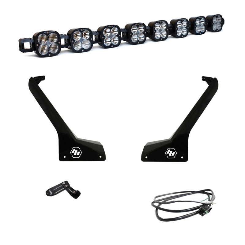 Baja Designs Jeep JL/JT Roof Bar LED Light Kit 8 XL Linkable w/ Upfitter Baja Designs Jeep JL/JT Roof Bar LED Light Kit 8 XL Linkable w/ Upfitter