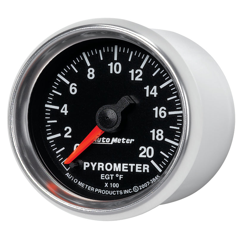 Autometer GS 0-2000 degree F Full Sweep Electronic Pyrometer Gauge Autometer GS 0-2000 degree F Full Sweep Electronic Pyrometer Gauge