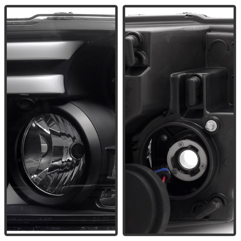 Spyder Dodge Ram 13-15 Projector Headlights Light Bar DRL Black PRO-YD-DR13-LBDRL-BK Spyder Dodge Ram 13-15 Projector Headlights Light Bar DRL Black PRO-YD-DR13-LBDRL-BK