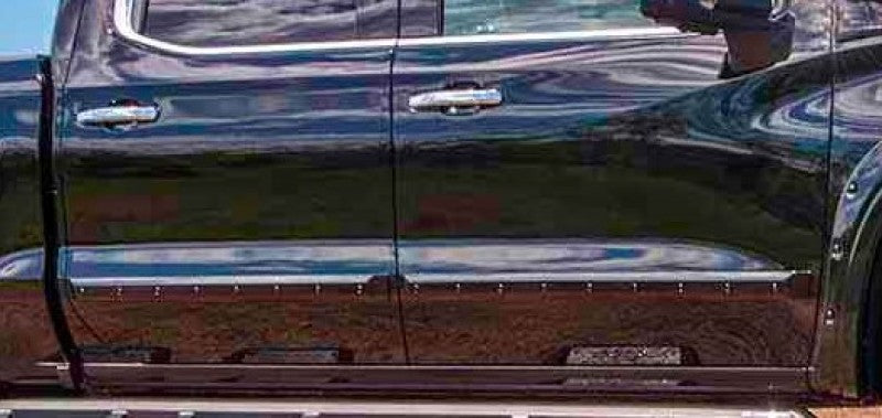 EGR 19-23 Chevrolet Silverado/Gmc Sierra 1500 Bolt-On Look Body Side Molding 4Pc Set Extended Cab EGR 19-23 Chevrolet Silverado/Gmc Sierra 1500 Bolt-On Look Body Side Molding 4Pc Set Extended Cab