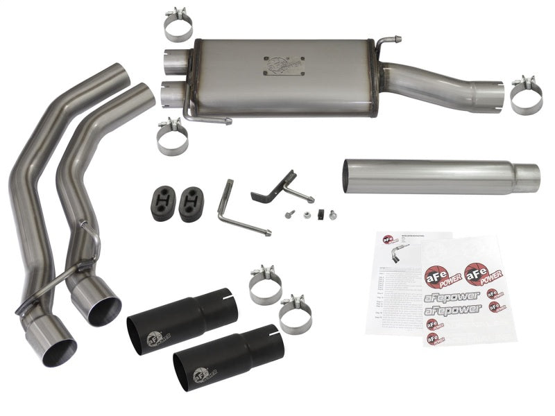 aFe Rebel Exhausts Cat-Back SS Ford F-150 04-08 V8 4.6/5.4L w/ Black Tips aFe Rebel Exhausts Cat-Back SS Ford F-150 04-08 V8 4.6/5.4L w/ Black Tips