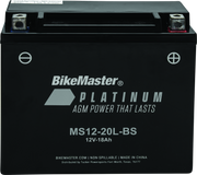 BikeMaster AGM Battery - MS12-20L-BS