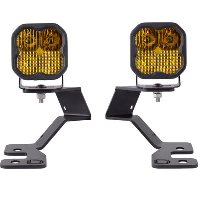 Diode Dynamics 2021 Ford Bronco SS3 LED Ditch Light Kit - Sport Yellow Pro Combo