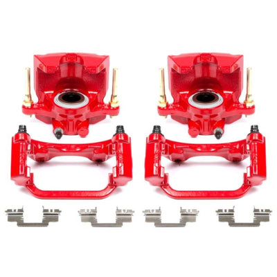 Power Stop 07-16 Cadillac Escalade Rear Red Calipers w/Brackets - Pair