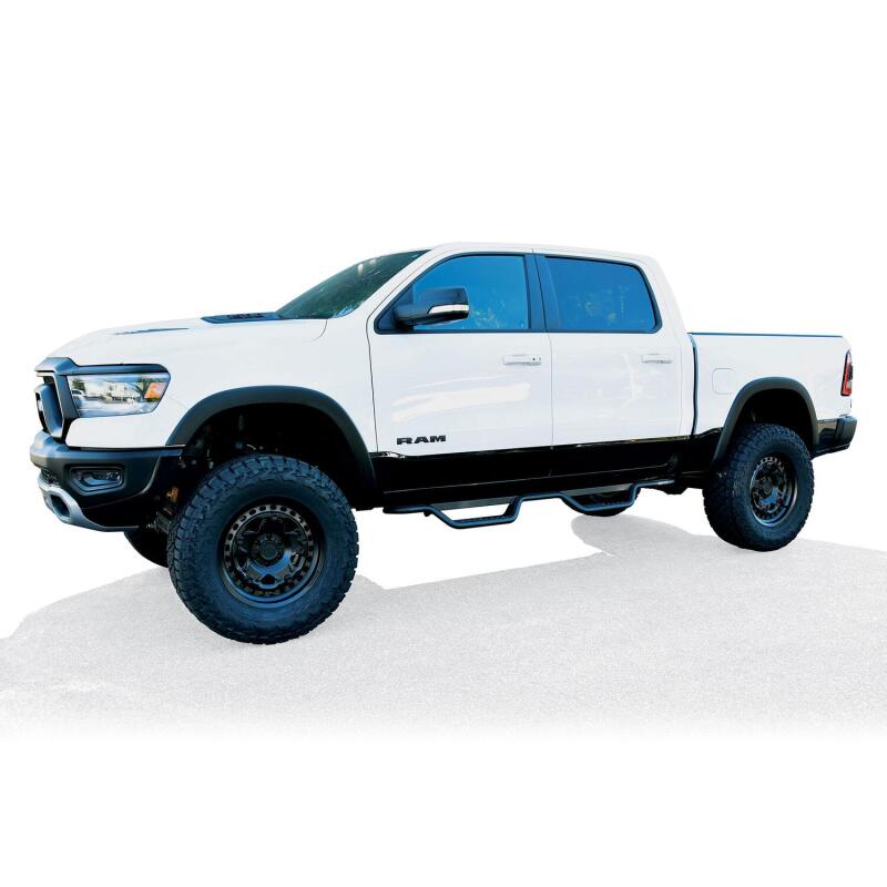 Westin 19-22 Ram 1500 Crew Cab (Excl. 19-22 Ram 1500 Classic) Outlaw Nerf Step Bars - Textured Black