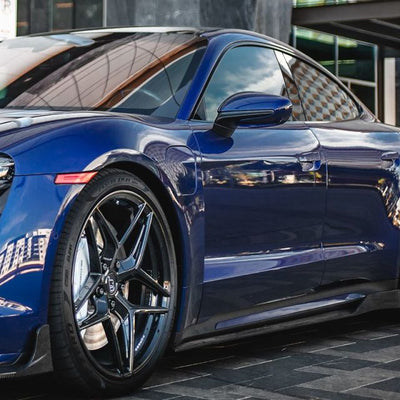 VR Aero Porsche Taycan Turbo/Turbo S Carbon Fiber Side Skirts