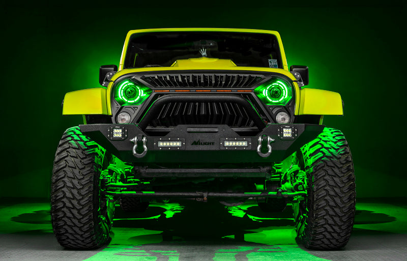 ORACLE Lighting 0718 Jeep Wrangler JK Oculus 7in ColorSHIFT Bi-LED Projector Headlights