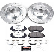 Power Stop 11-14 Honda Odyssey Front Z26 Street Warrior Brake Kit