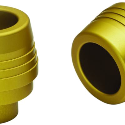 Kuryakyn Lodestar Handlebar Sliders-BMW-Gold