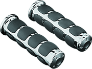 Kuryakyn ISO Universal Grips 1inch Bars Chrome