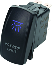 DragonFire Racing Lighted Switch On/Off Blue