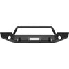 Westin 18-19 Jeep Wrangler JL WJ2 Full Width Front Bumper w/Bull Bar Textured Black