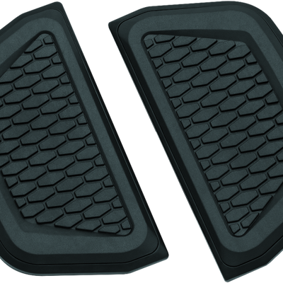 Kuryakyn Hex Passenger Board Inserts Black