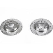 Power Stop 02-06 Audi A4 Rear Evolution Drilled & Slotted Rotors - Pair