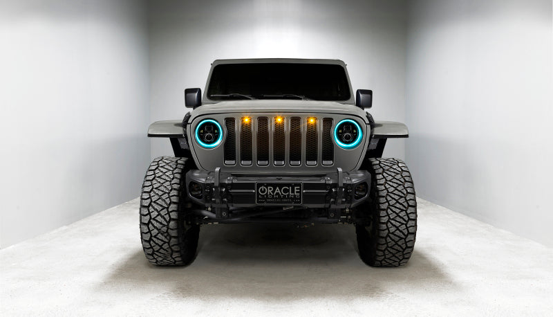 Oracle Jeep Wrangler JL/Gladiator JT 7in. High Powered LED Headlights (Pair) - Dynamic