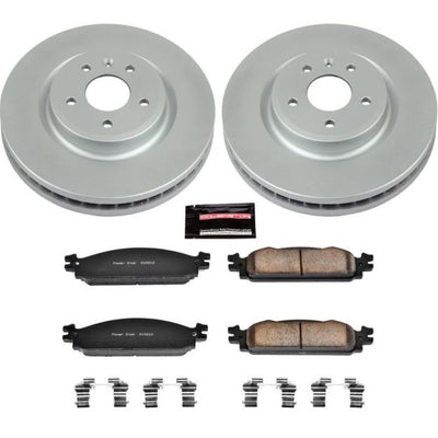 Power Stop 09-11 Ford Flex Front Z17 Evolution Geomet Coated Brake Kit
